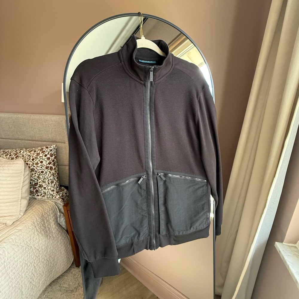 Perry Ellis Black Zip-Up Jacket